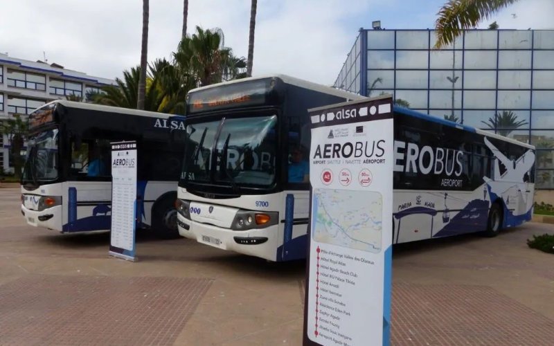 marrakech airport bus